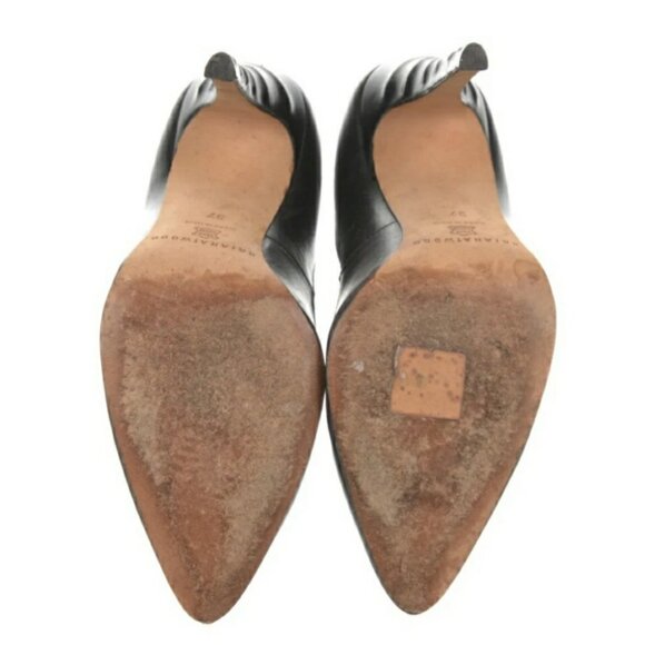 BRIAN ATWOOD Leather Stiletto Heels, Black, 37 - Picture 5 of 5